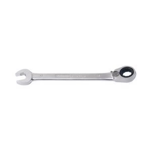 wrench / ratchet ring wrench reversible 15 Deg offset- Width across flats: 18 mm, Garant, Mfr#: 614820 18